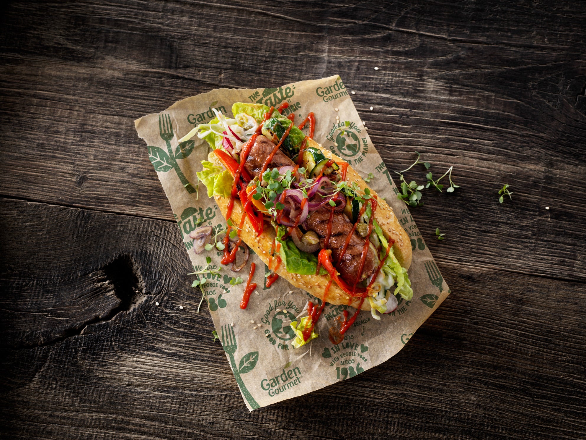 Oppsiktsvekkende pølse Hot Dog