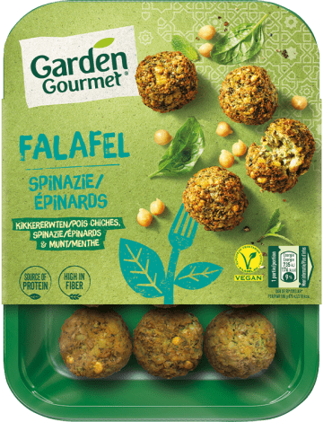 Vegetarische Falafel Spinazie