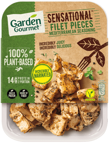 Vegan Sensational Kipstukjes Mediterraans