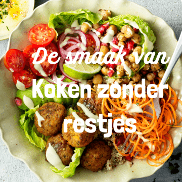 De smaak van koken zonder restanden