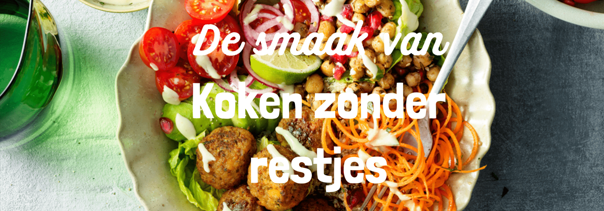 De smaak van koken zonder restanden