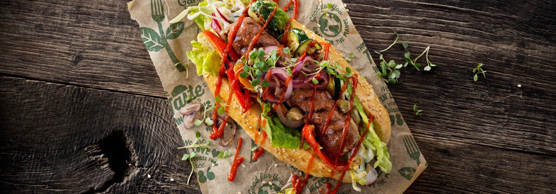 Oppsiktsvekkende pølse Hot Dog