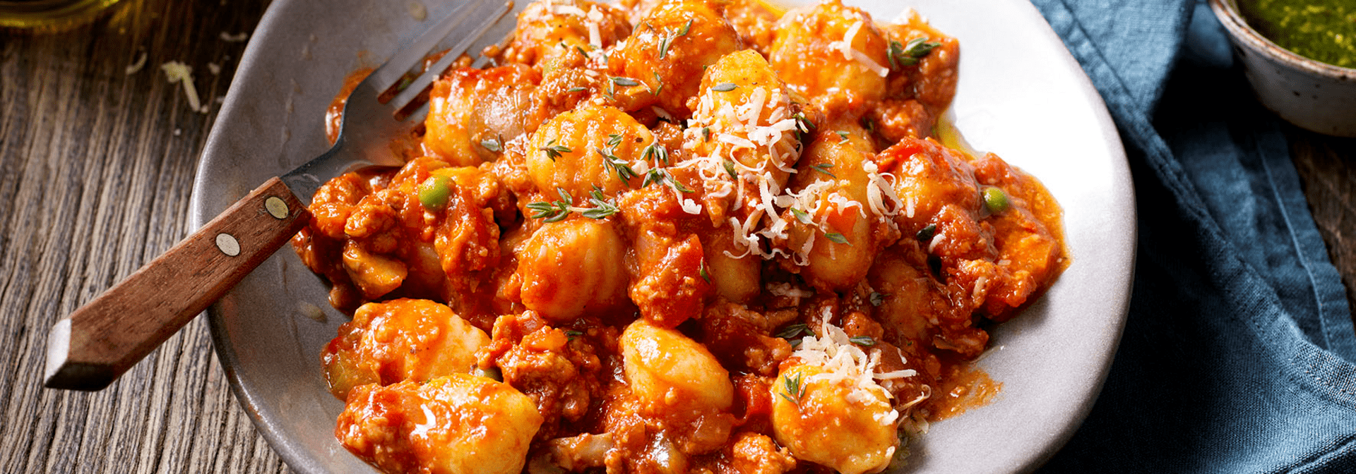 Gnocci met sensationeel gehakt