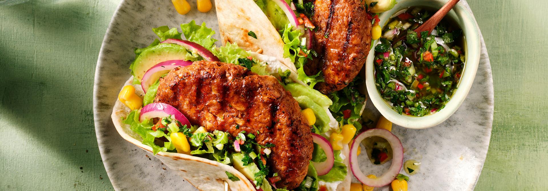 Sensational Flavored Burger Flatbread