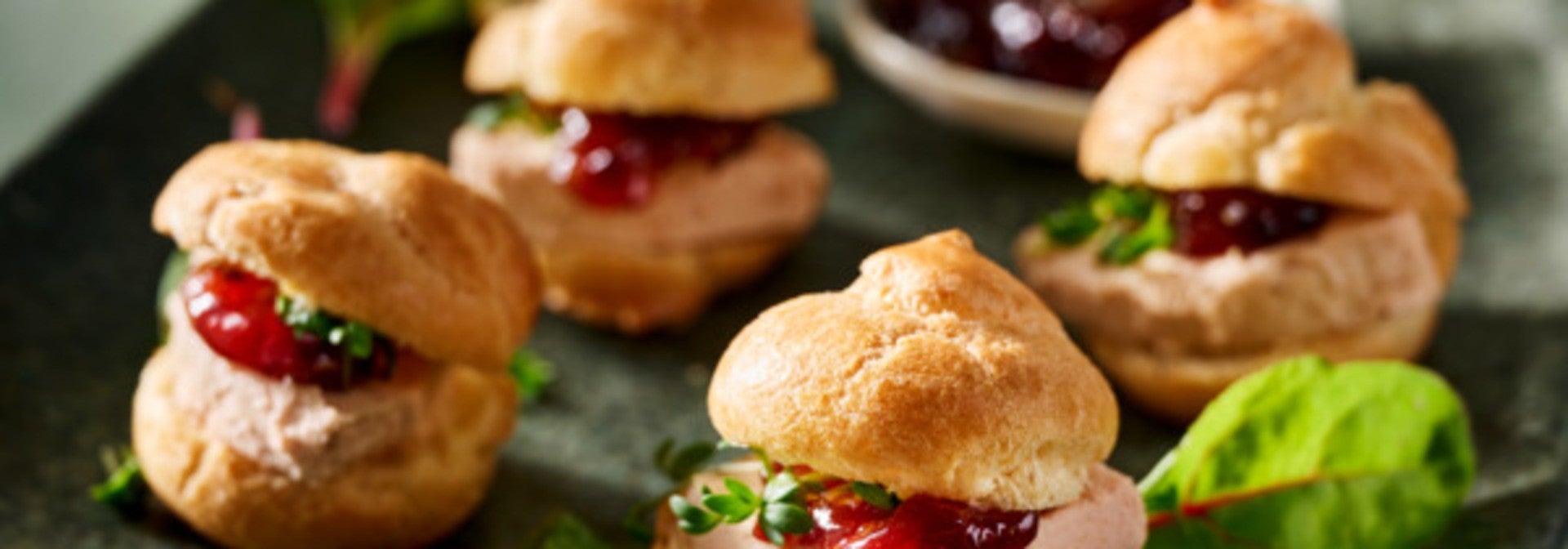 Puffed Pastry filled with voie gras