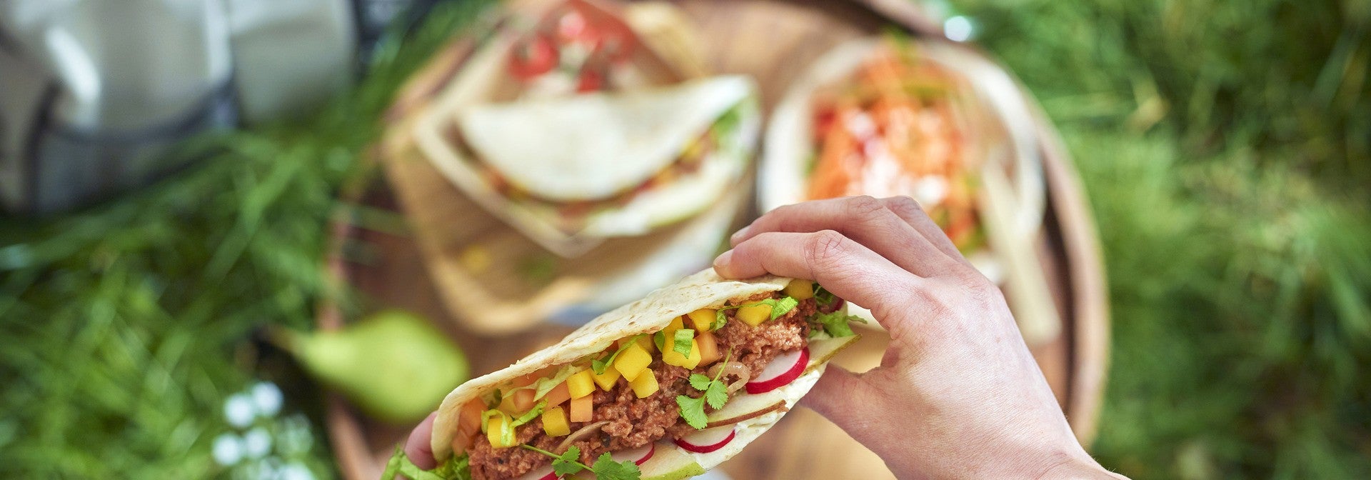 Veganistische quesadilla HR
