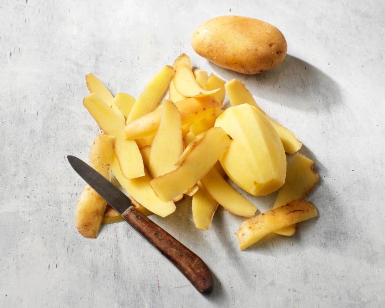 no waste aardappelschil friet