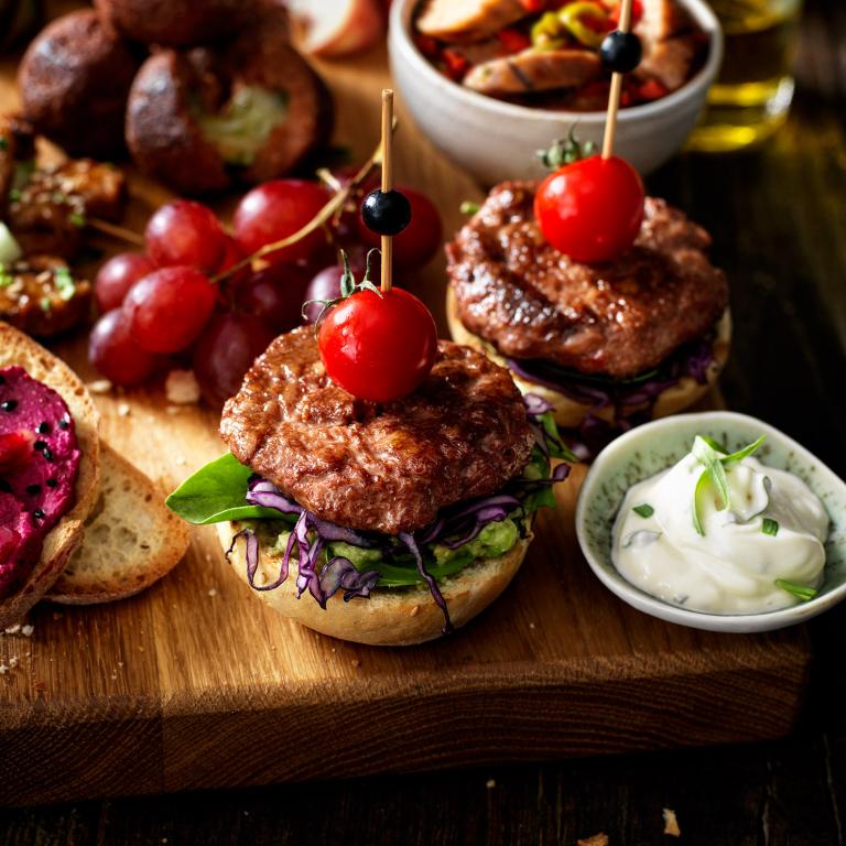 Lovey Dovey Sliders met Sensational Burger Garden Gourmet Sensational Burger