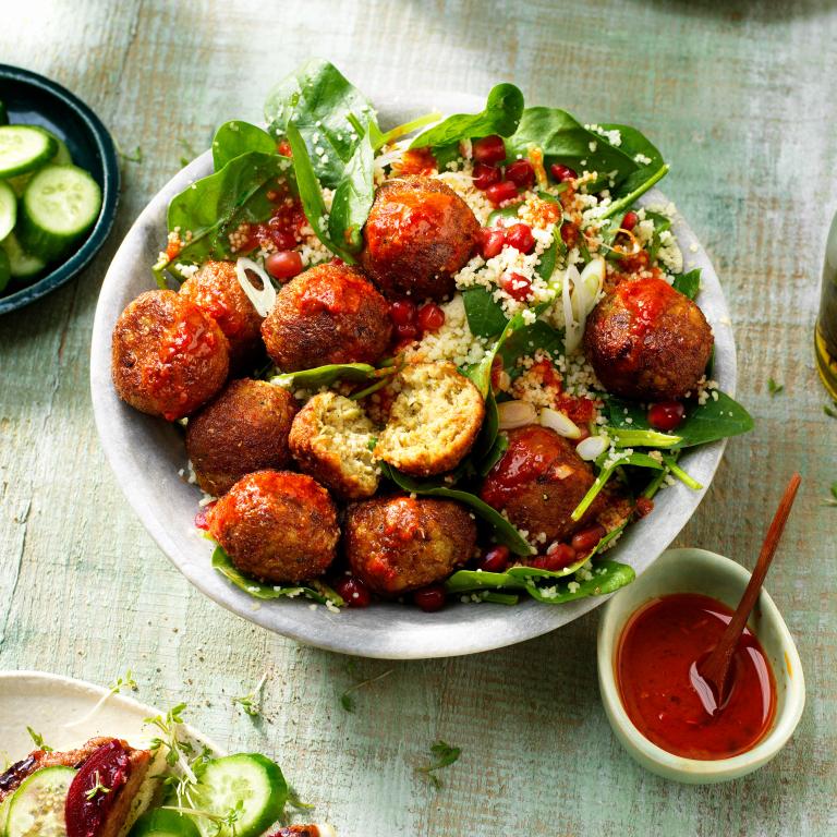 Quinoasalade met Falafel Quinoasalade met falafel x2