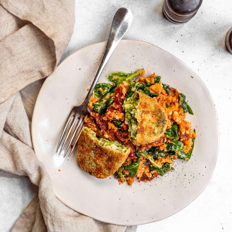 Zoete aardappel stamppot