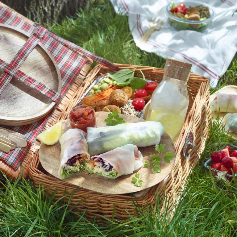 Verse vegan loempia's met Vuna Picknick vuna loempia's