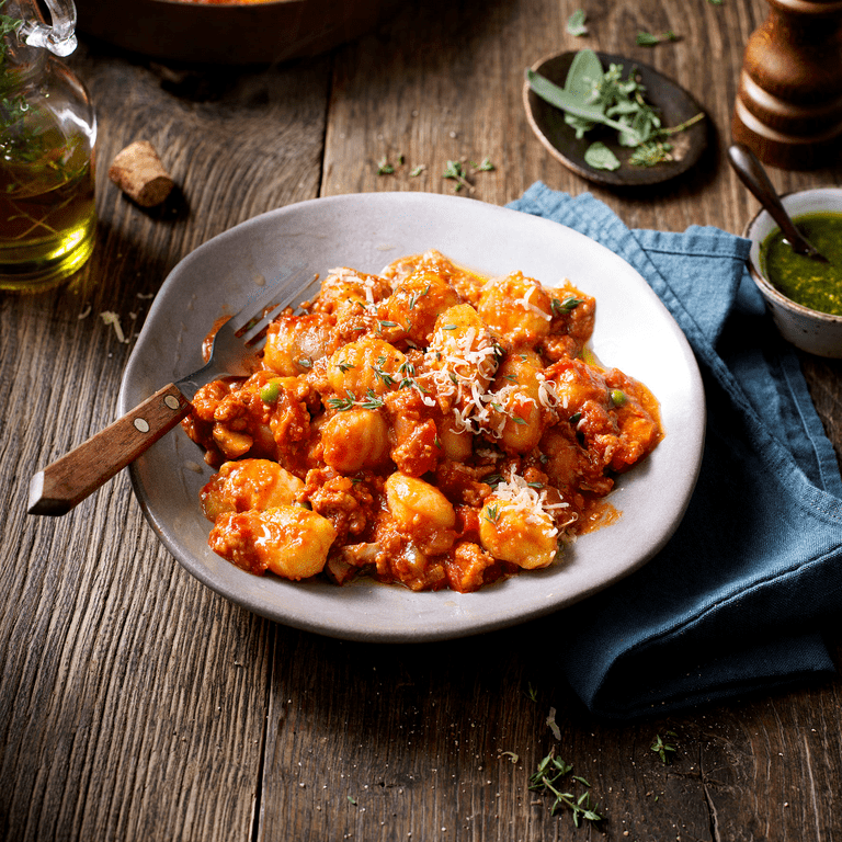 Gnocci met sensationeel gehakt