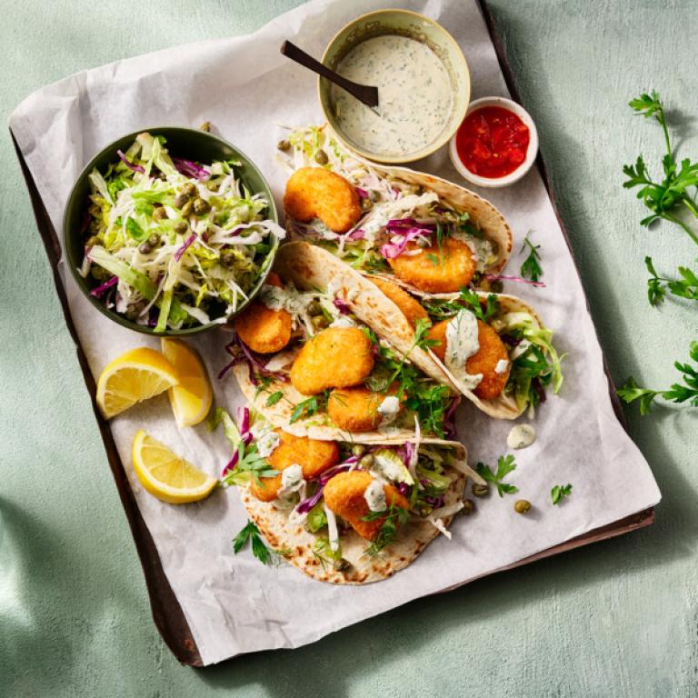 Marine-Style Nugget tacos Marine-Style Nugget tacos