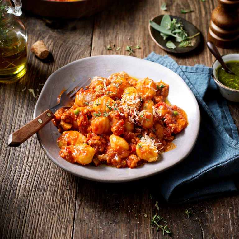 Gnocci met sensationeel gehakt